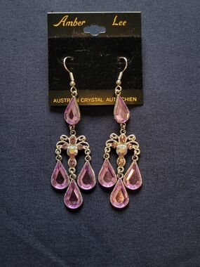 Pinm Teardrop Crystal Chandelier Earrings